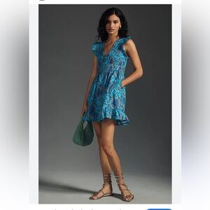 Anthropologie The Peregrine Mini Dress S